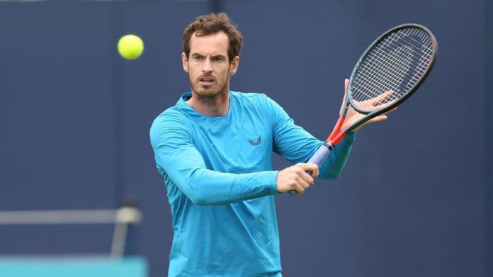 Murray, durante un entrenamiento.