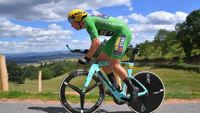 Critérium du Dauphiné | Briljante tijdrit Belgisch talent Van Aert Critérium du Dauphiné | Briljante tijdrit Belgisch talent Van Aert