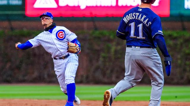 6-3. Moustakas pega cuadrangular y define la pizarra a favor de Cerveceros