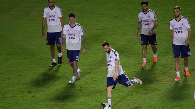 Argentina sube la intensidad de los entrenamientos a tres días del debut