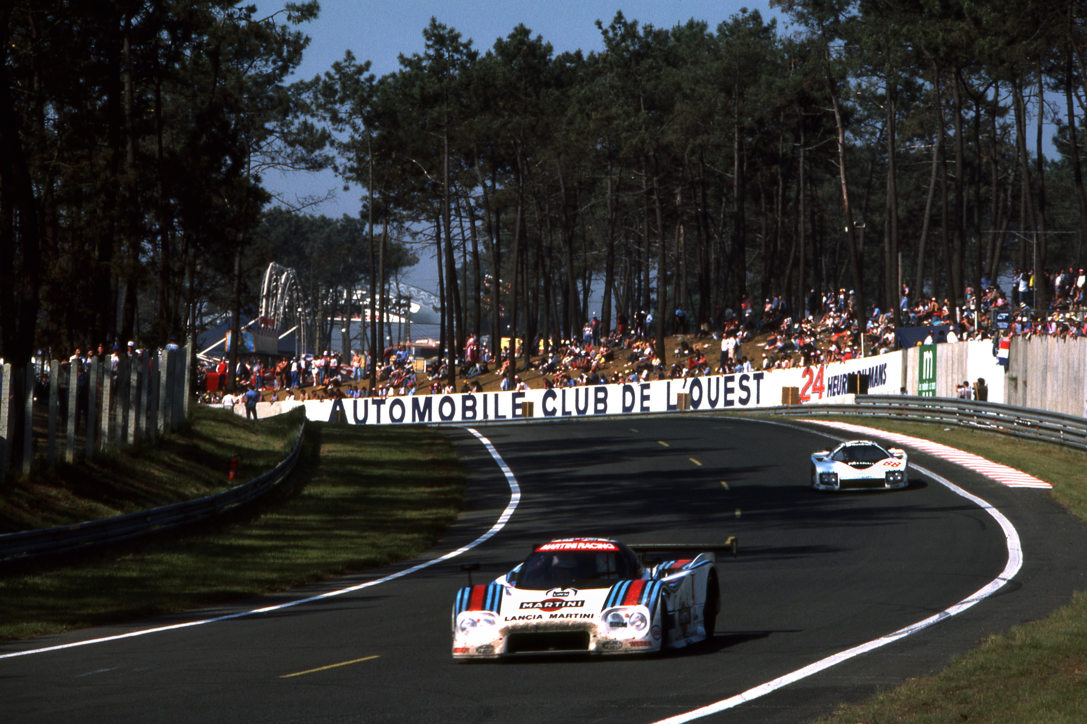 Bob Wollek (Lancia) aux 24 heures du Mans 1984