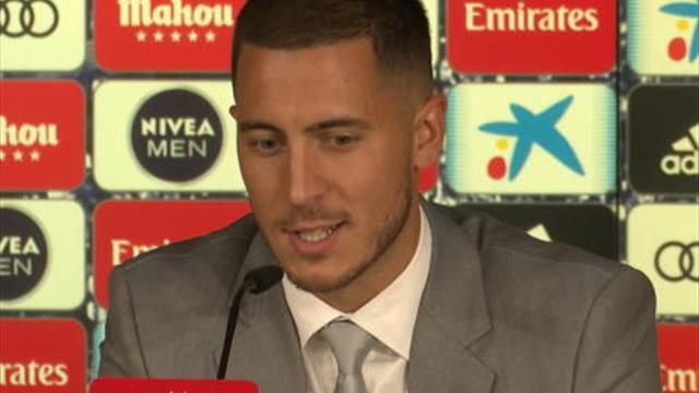 Hazard : "J'ai rêvé de ce moment depuis tout petit" Hazard : "J'ai rêvé de ce moment depuis tout petit"