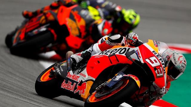 Márquez domina a placer los primeros libres