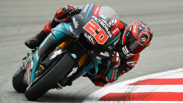Quartararo ancora in pole! El Diablo primo davanti a Marquez e Morbidelli, Rossi 4°