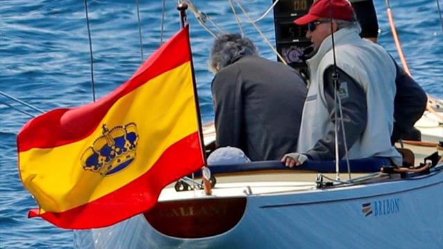 El rey Juan Carlos prepara la Copa de España 6m de vela