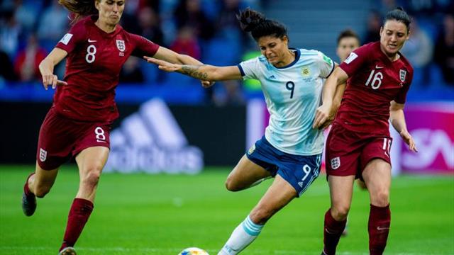 1-0. Un gol de Taylor abate a Argentina