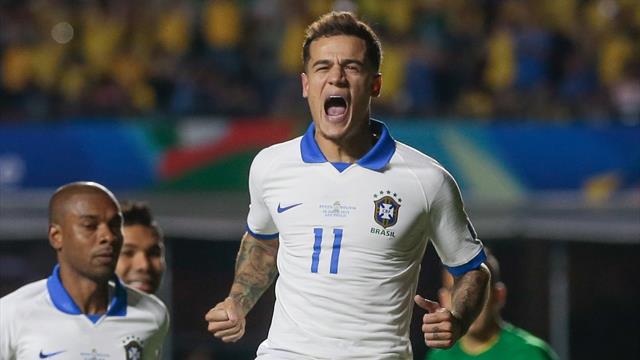 Sans Neymar, la Seleção et Coutinho démarrent en trombe