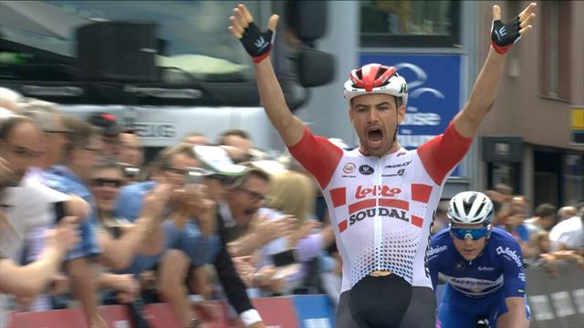 Dreikampf auf den letzten Metern - Campenaerts setzt sich im Finish durch Dreikampf auf den letzten Metern - Campenaerts setzt sich im Finish durch