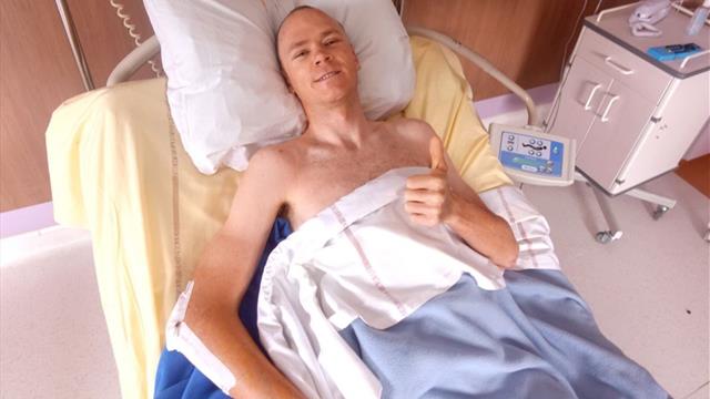 Froome: I'm lucky to be alive