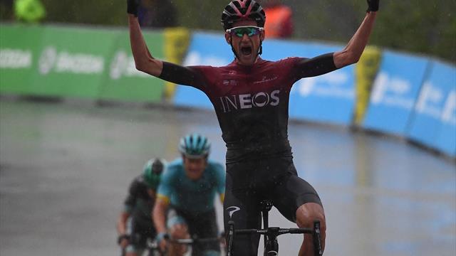 Strömender Regen: Poels zieht im letzten Moment an Fuglsang vorbei Strömender Regen: Poels zieht im letzten Moment an Fuglsang vorbei