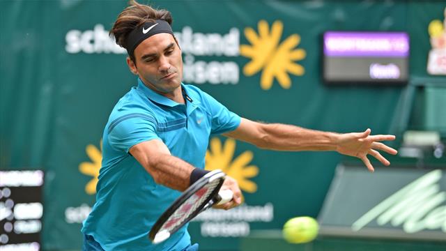 A Halle, Federer vise sa "decima" sur gazon