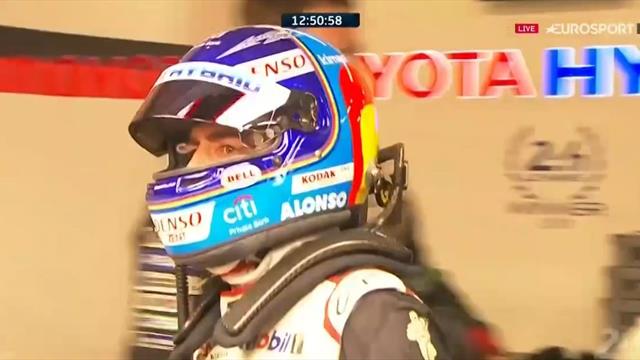 24 Horas de Le Mans 2019: El tremendo enfado de Alonso por no salir a pista 24 Horas de Le Mans 2019: El tremendo enfado de Alonso por no salir a pista