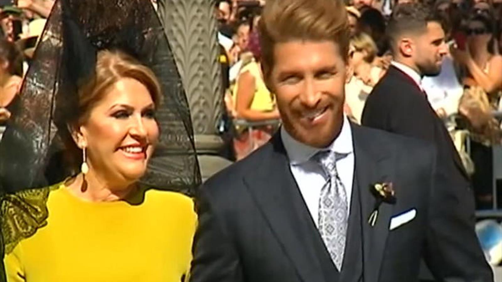 VIDEO , Real Madrid , Alerte défilé VIP au mariage de Sergio Ramos , Video Eurosport