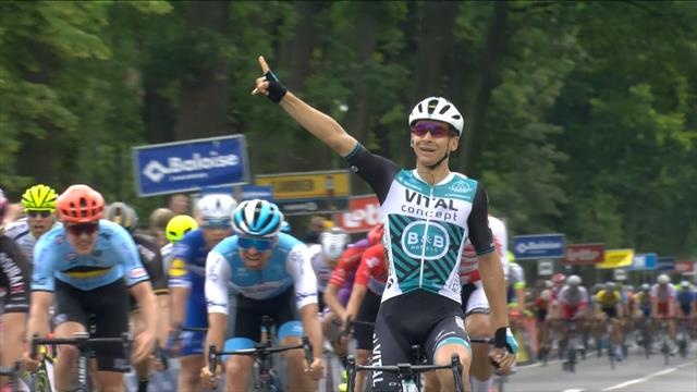 Evenepoel secures overall victory despite crashing close to finish Evenepoel secures overall victory despite crashing close to finish
