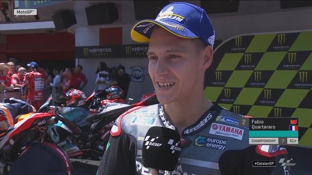 MotoGP | Quartararo dolblij na eerste podium in MotoGP MotoGP | Quartararo dolblij na eerste podium in MotoGP