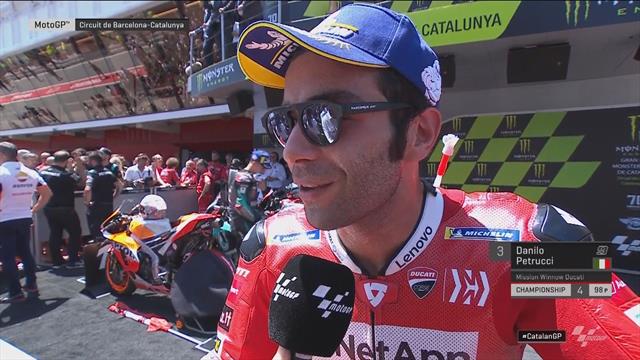 MotoGP | Zware race Petrucci door gebrek aan grip MotoGP | Zware race Petrucci door gebrek aan grip