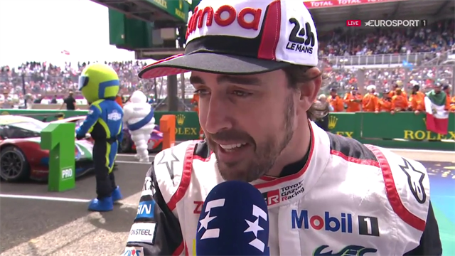 Alonso : "Il faut être honnête, la n°7 méritait de gagner" Alonso : "Il faut être honnête, la n°7 méritait de gagner"
