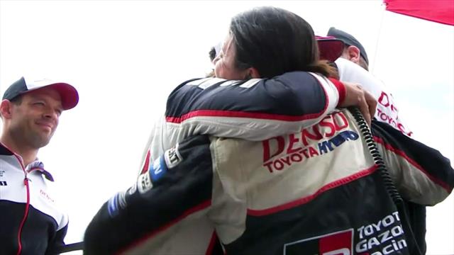 Letzte Runde in Le Mans: Hier jubeln Alonso und Co. über den Sieg Letzte Runde in Le Mans: Hier jubeln Alonso und Co. über den Sieg