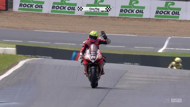 Brookes clinches third win of season in Race 1 Brookes clinches third win of season in Race 1