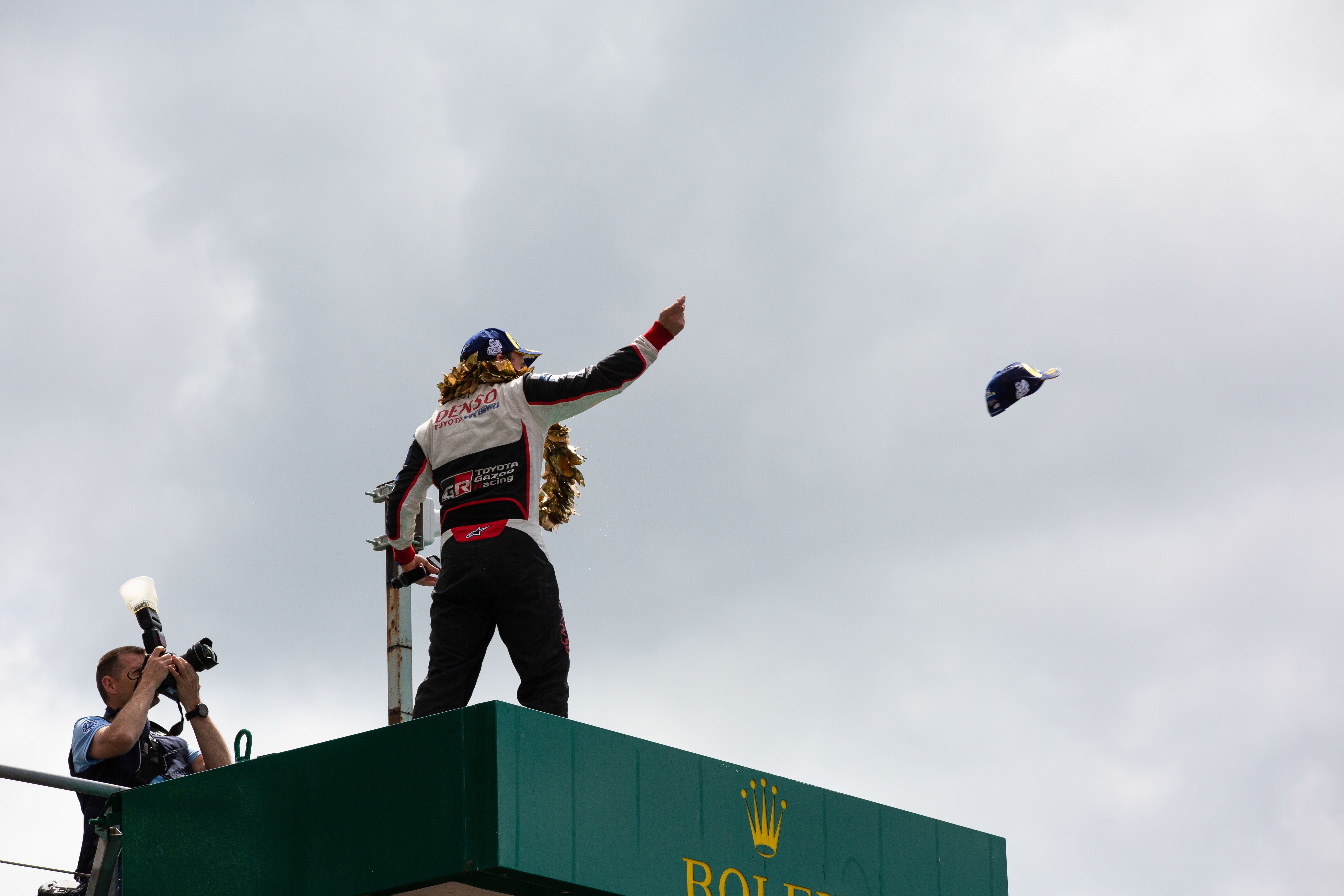 Fernando Alonso (Toyota n°8) aux 24 Heures du Mans 2019