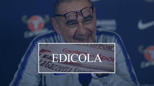 Edicola Arriva Sarri parte il mercato Juventus da Pogba a Icardi passando per Milinkovic