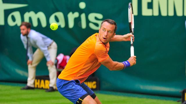 Kohlschreiber zaubert am Netz - doch Johnson macht die Big Points Kohlschreiber zaubert am Netz - doch Johnson macht die Big Points