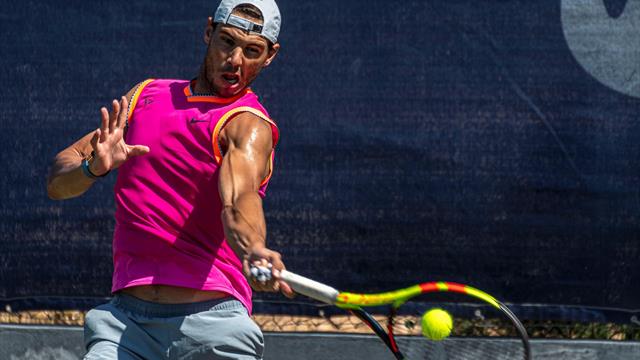 Nadal inicia en la hierba del Mallorca Open su preparación para Wimbledon Nadal inicia en la hierba del Mallorca Open su preparación para Wimbledon