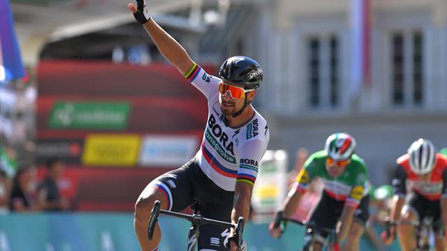 Ronde van Zwitserland: Sagan sprint naar zege in derde etappe Ronde van Zwitserland: Sagan sprint naar zege in derde etappe