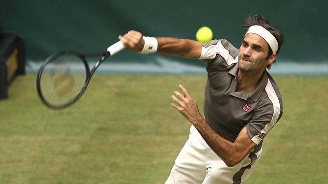 Federer begins grasscourt season with win over Millman in Halle