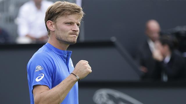 D'un sublime revers long de ligne, Goffin a écoeuré Mannarino D'un sublime revers long de ligne, Goffin a écoeuré Mannarino