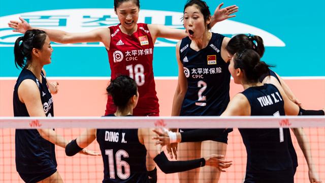 La Chine remporte les phases préliminaires de la Ligue des Nations féminine de Volley