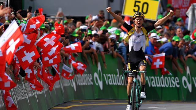 Première victoire chez les pros pour Tolhoek, Bernal nouveau leader