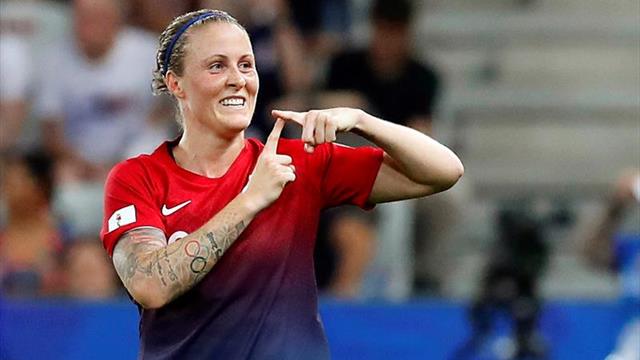 Mundial femenino 2019: Los penaltis llevan a Noruega a los cuartos de final (1-1, 4-1)
