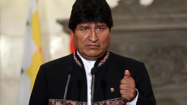 Evo Morales considera que a la selección boliviana "le faltó suerte"