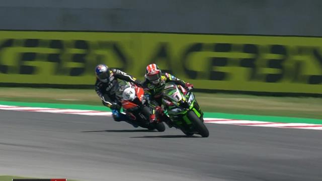 The finish: Rea holds off Razgatlioglu to win at Misano The finish: Rea holds off Razgatlioglu to win at Misano