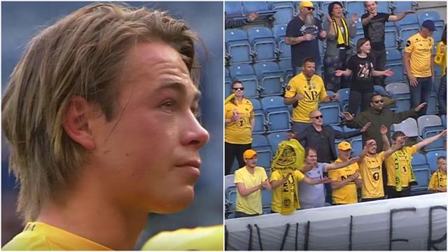 Rørende scener i Stavanger – Glimt-fansen stod igjen og hyllet Patrick Berg Rørende scener i Stavanger – Glimt-fansen stod igjen og hyllet Patrick Berg
