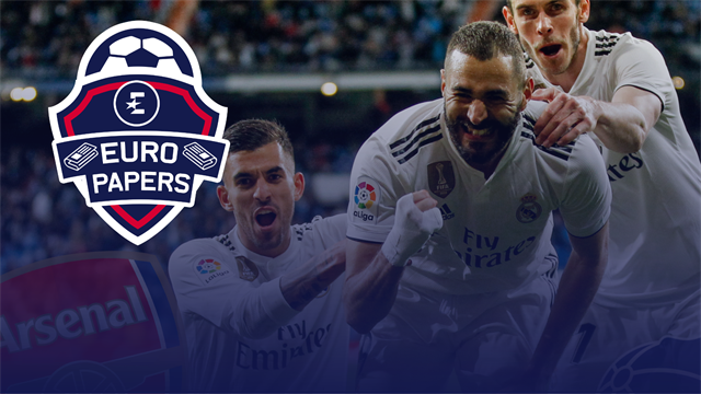 Euro Papers: Arsenal & Spurs set to battle it out for €50m Real Madrid ace Euro Papers: Arsenal & Spurs set to battle it out for €50m Real Madrid ace