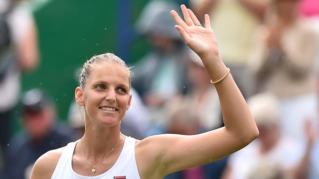 Highlights - Pliskova hammers Mertens Highlights - Pliskova hammers Mertens