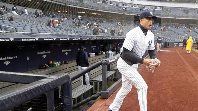 Stanton vuelve a lista de lesionados y no viajará a Londres con los Yanquis