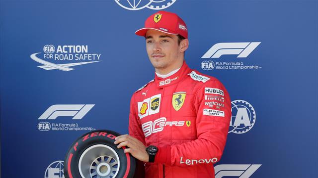 Leclerc beats Hamilton to pole in Austria