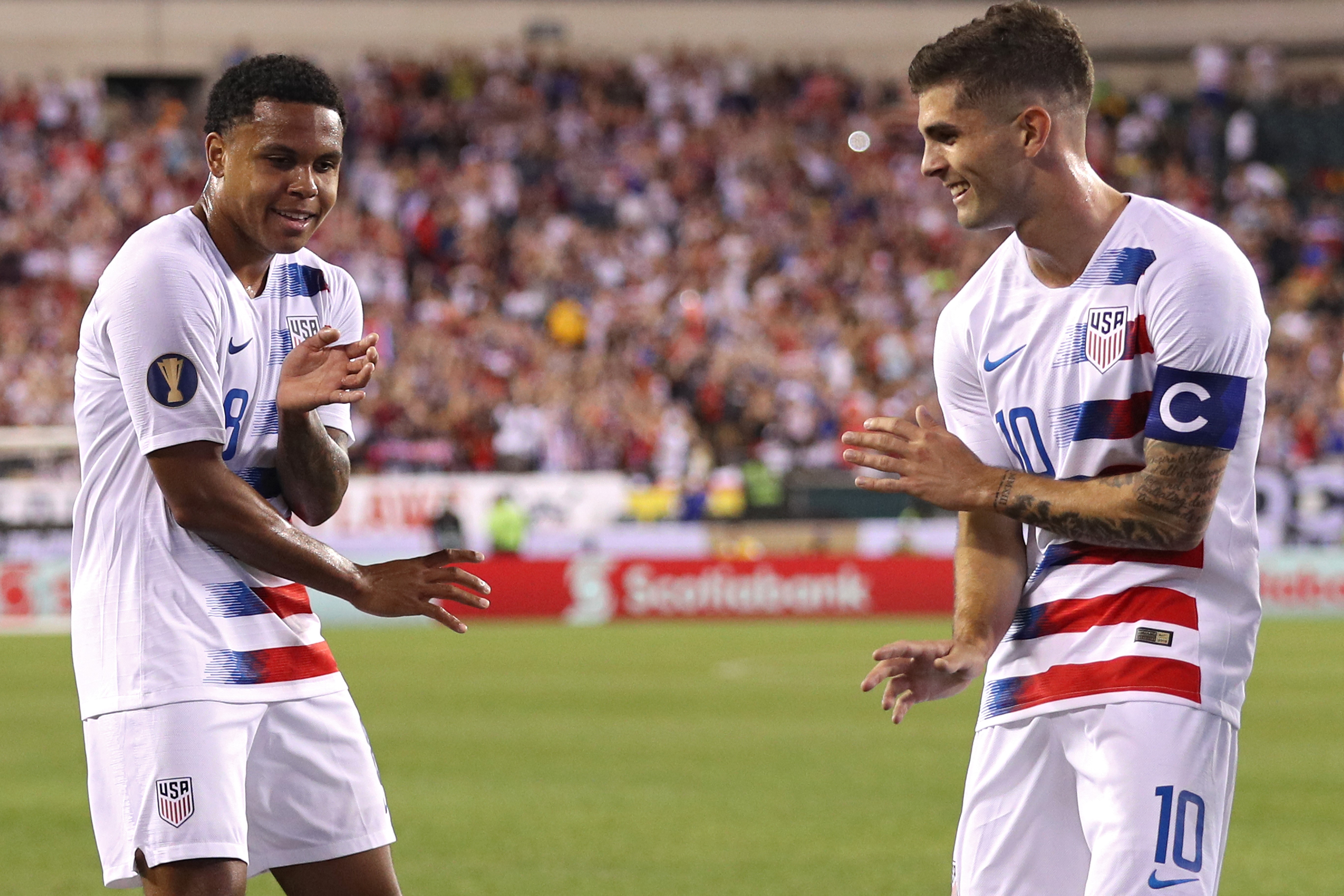 Weston McKennie, Christian Pulisic - USA