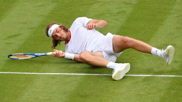 Tsitsipas rate la première marche