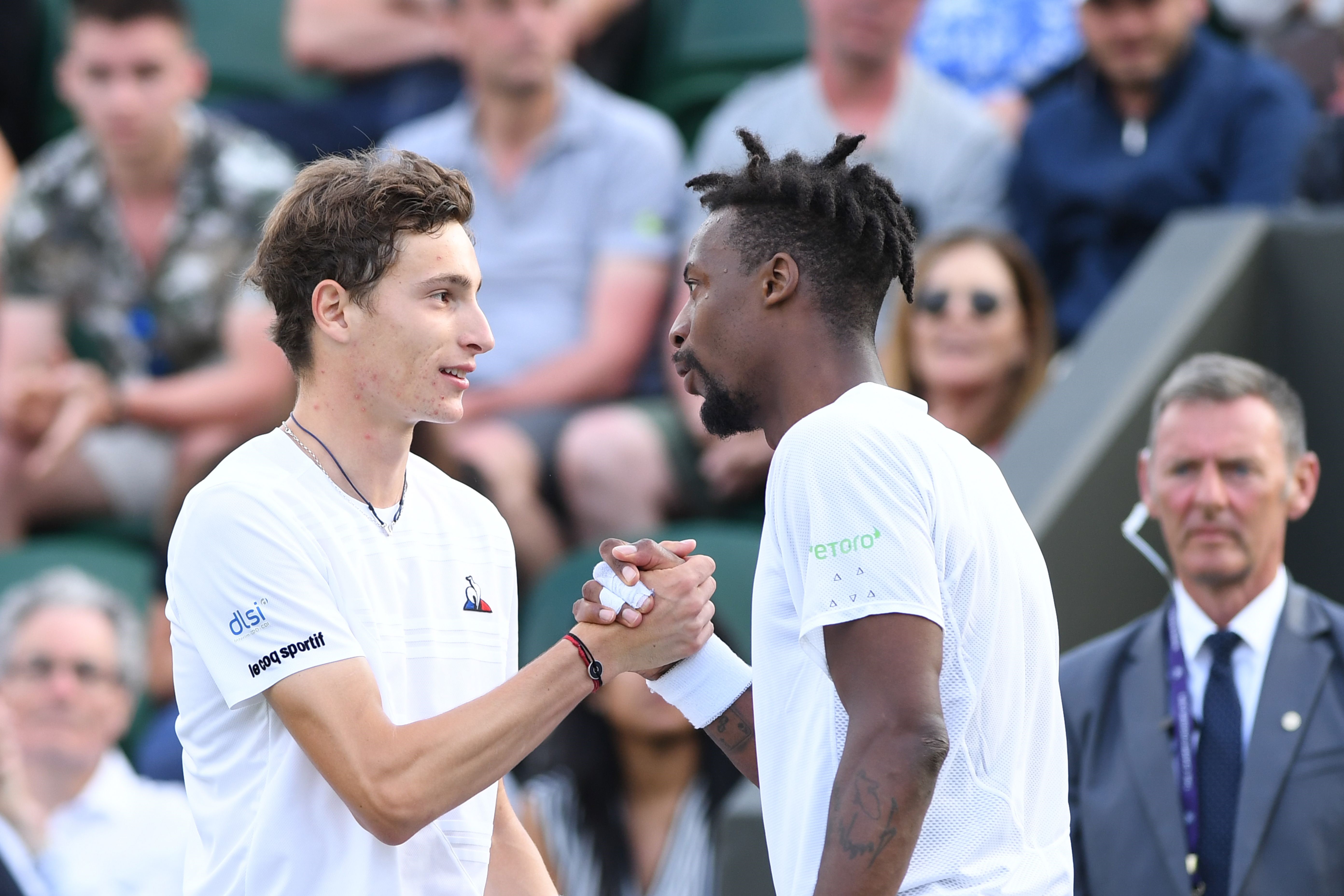 Ugo Humbert et Gaël Monfils - Wimbledon 2019