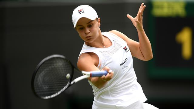 Barty et Kerber sans souci, Muguruza tombe