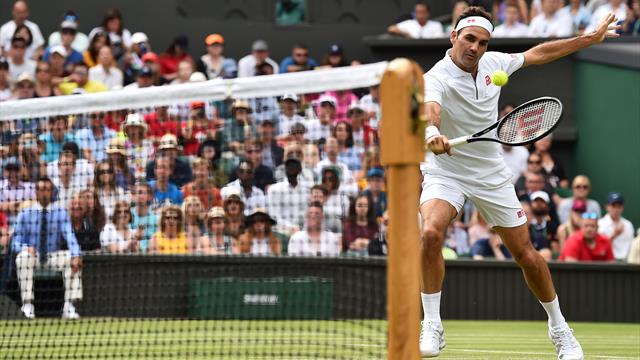 Un set pour se rôder puis Federer a déroulé
