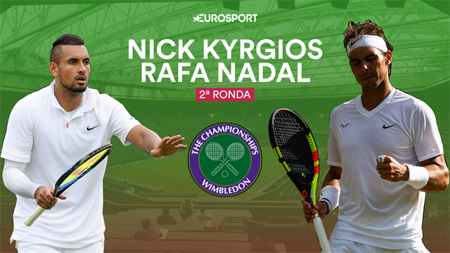Wimbledon 2019, Kyrgios-Nadal: Un duelo con morbo y el cara a cara igualado (18:30) Wimbledon 2019, Kyrgios-Nadal: Un duelo con morbo y el cara a cara igualado (18:30)