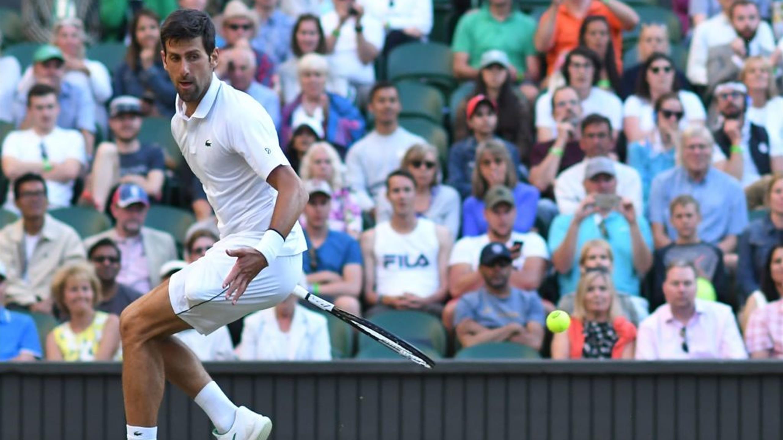 Wimbledon 2019, Novak DjokovicDenis Kudla Rápido y sin complicaciones