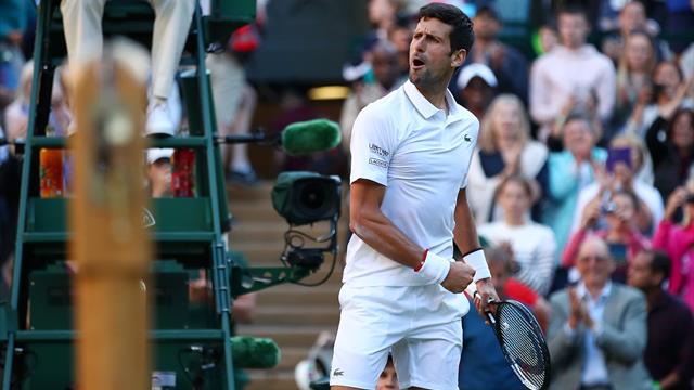 Djokovic souverän - Wawrinka scheitert nach Fünfsatz-Krimi