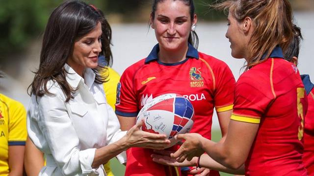 La Reina apoya a la selección femenina de rugby 7 en su camino hacia Tokio