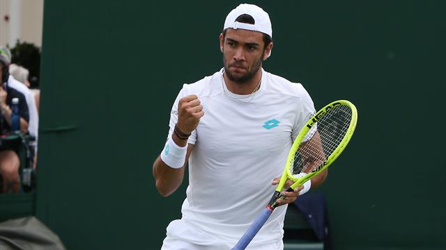 Berrettini fa festa, Baghdatis saluta: il romano al 3° turno, il cipriota dà l'addio al tennis